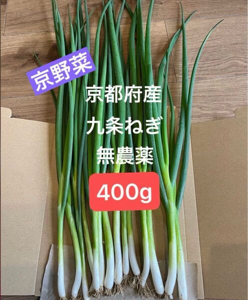 京都府産 本場の九条ねぎ 400g超え ネコポス 注文受けてから収穫 新鮮お届け