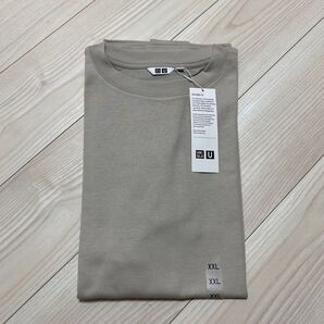 新品 UNIQLO エアリズムコットンオーバーサイズt ライトグレー XXL