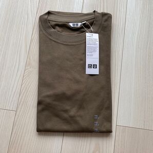 新品タグ付き ユニクロ エアリズムコットンオーバーサイズt 55 グリーン XL