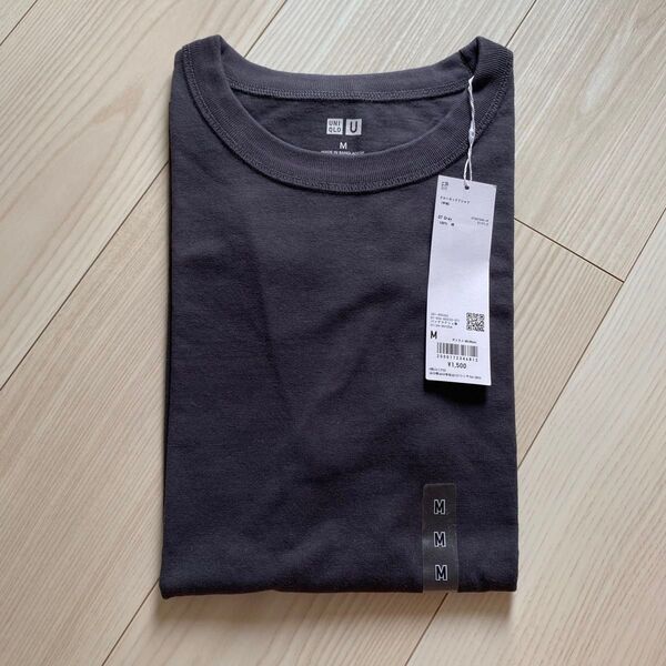 新品未使用 UNIQLO U クルーネックTシャツ 半袖 07 グレー M