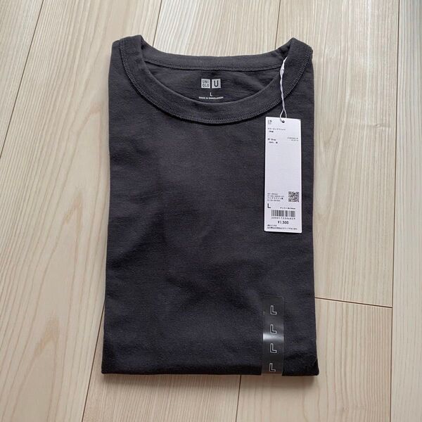 新品未使用 UNIQLO U クルーネックTシャツ 半袖 07 グレー L