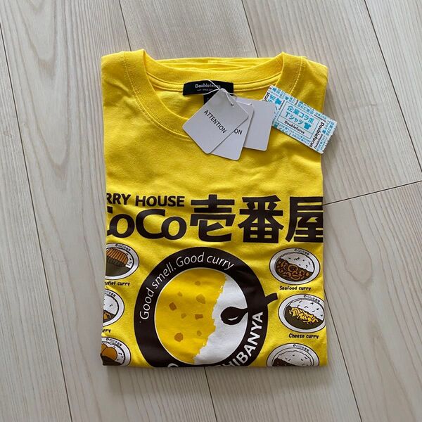 新品未使用 CoCo壱番屋 Tシャツ ユニセックス L イエロー 企業Tシャツ