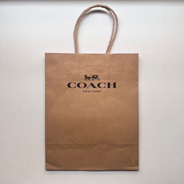 COACH コーチ 紙袋 ショッパー ショップ袋 ショップバッグ 手提げ 小 ラッピング