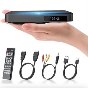 DVDプレーヤー Arafuna ミニDVDプレーヤー 1080 多機能 HDMI ケーブル付 高画質
