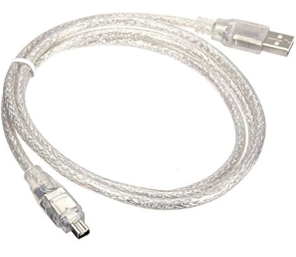 USB オス-Firewire IEEE 1394 4ピンオス 延長ケーブル ケーブル