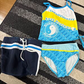 Town&Country キッズ水着 3点セット