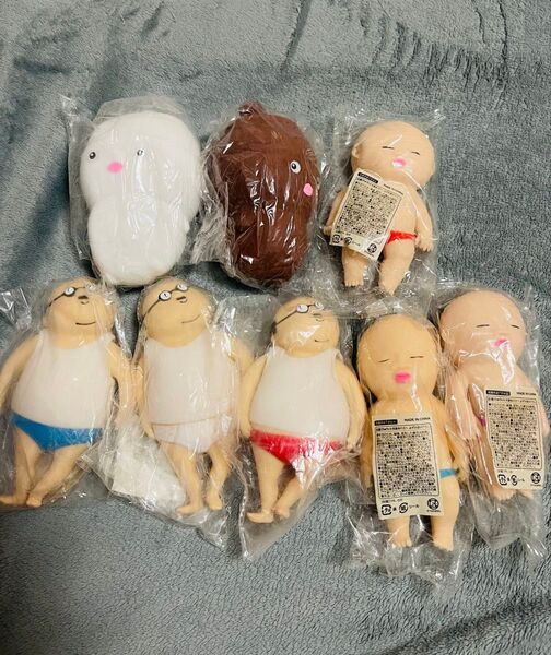 新品未使用 人気!ベイビースクイーズ(うんちベイビー、メタボおっさん達)8点