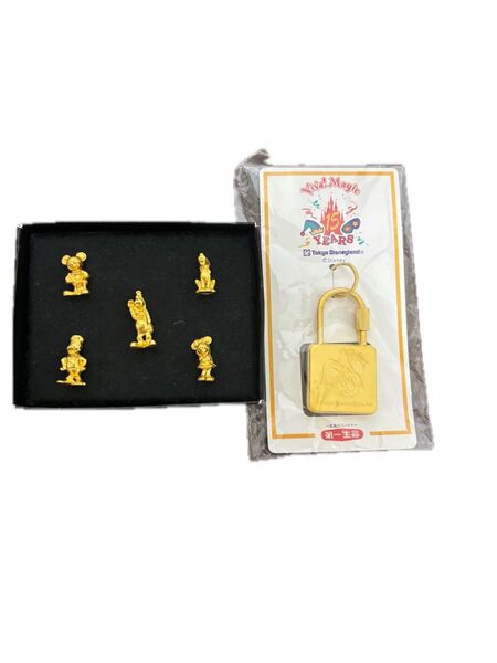 非売品 ディズニー ピンバッチ 第一生命 ミッキー ミニー グーフィー プルート ドナルド キーホルダー ディズニーランド