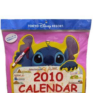 東京ディズニーリゾート レア 2010年 スティッチ カレンダー 未使用 ディズニーグッズ コレクター向け