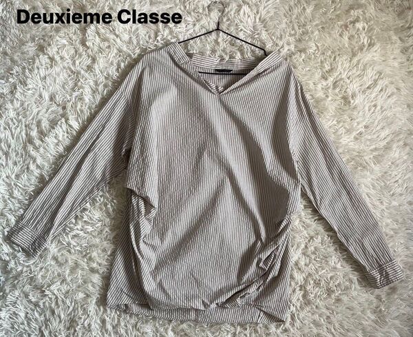 Deuxieme Classe ドゥーズィエムクラス プルオーバー 長袖ブラウス 日本製