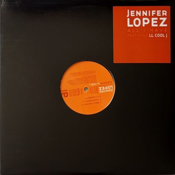 Jennifer Lopez Featuring LL Cool J - All I Have (USオリジナル/プロモオンリー/Promo)