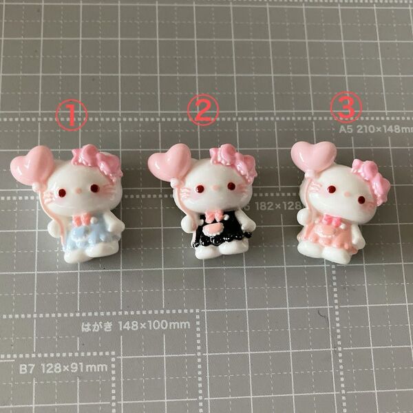 470.可愛い デコパーツ 6個まとめ売り ハンドメイド材料