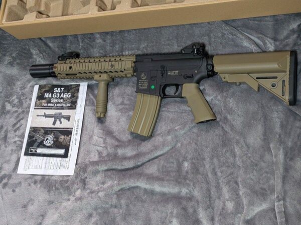 S&T MK18 Mod.1 AEG スポーツライン電動ガン エアガン サバゲー タンカラー おまけつき