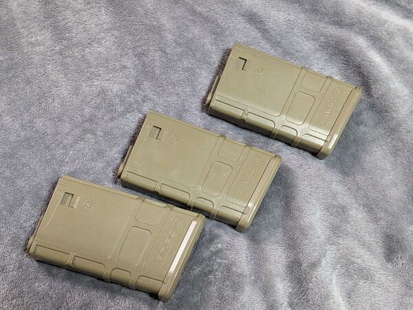 Magpul PTS/STAR PMAG ショートマガジン FDE 3本セット マグプル
