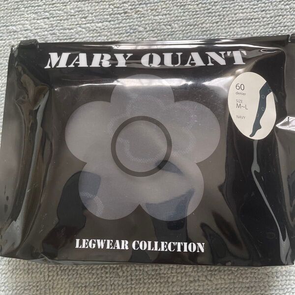 MARY QUANT タイツ ネイビー M〜L 60デニール 未使用