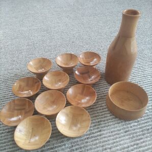 【未使用品】竹製 徳利、お猪口セット