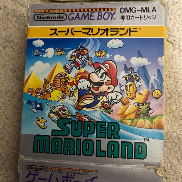 【GB】 スーパーマリオランド ゲームボーイ ソフト無し!外箱、ケース、説明書のみ!