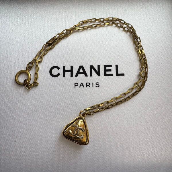美品 CHANEL シャネル ネックレス ゴールド ココマーク ヴィンテージ アクセサリー チェーン