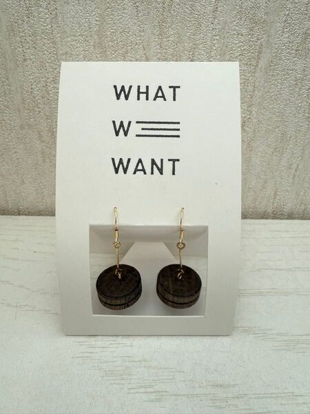 what we want ピアス 神代楢 katori