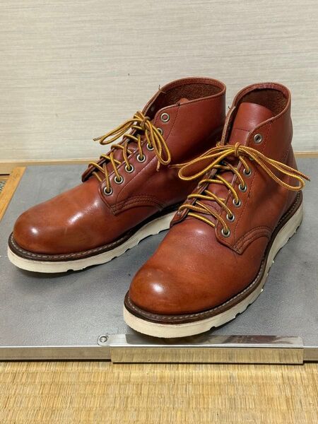 red wing レッドウイング 8166 8D ラウンドトゥ アウトソール交換済