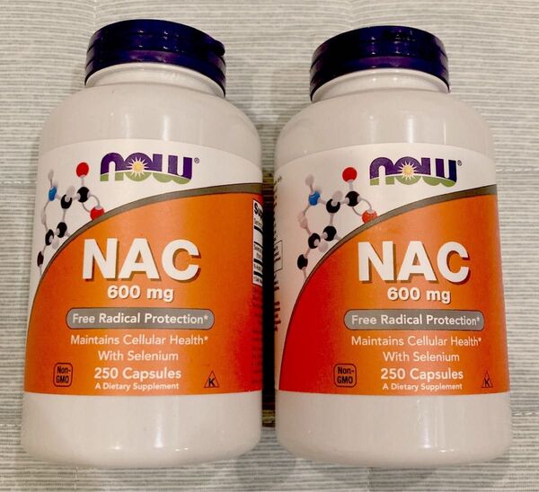 未開封◆iherb NAC 600mg 120 タブレット 2個セット 新品 ナウフーズ
