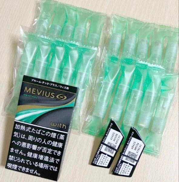 プルームテック》メンソール 純正カートリッジ20本+QRコード20枚