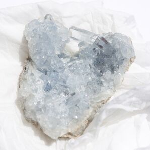 セレスタイト 天青石 クラスター 原石 天使の石 水色 ヒーリングストーン