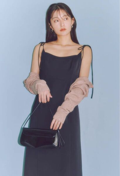 【新品】FRAY I.D ビスチェデザインサテンキャミワンピース