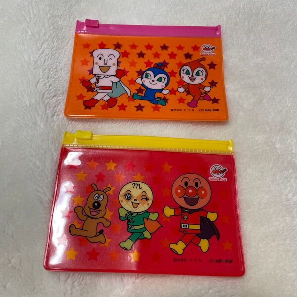 アンパンマン ドキンちゃん クリアケース 小物入れ カード入れ クリアポーチ ポーチ
