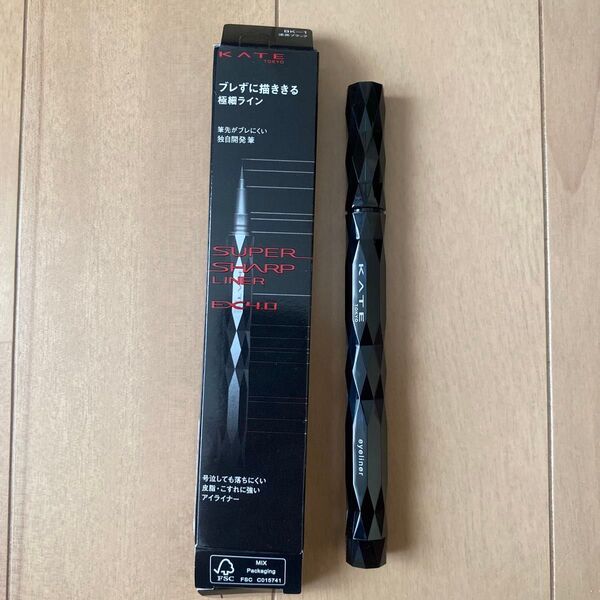 ケイト スーパーシャープライナー 漆黒ブラック 新品未使用 アイライナー