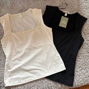 H&M ノースリーブトップス 2色セット