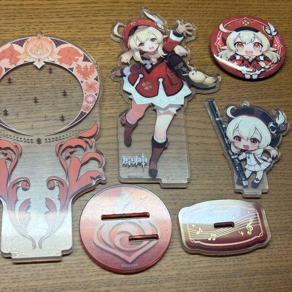 原神 クレー アクリルスタンド アクスタ 缶バッジ 缶バッヂ ミニアクスタ