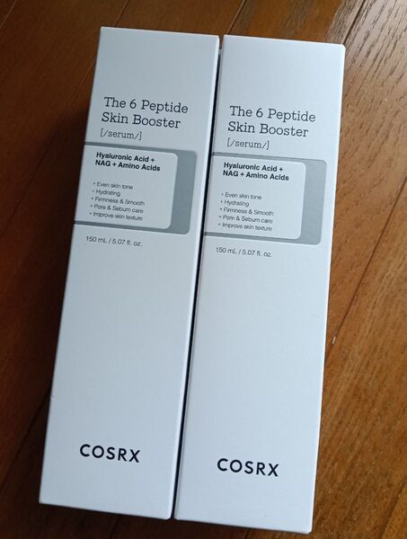 新品未使用★COSRXコスアールエックス ザ6ペプチドスキンブースター 導入美容液 150ml×2本