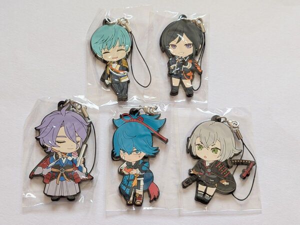 刀剣乱舞 ねんどろいど 特典 ラバーストラップ 一期 薬研 歌仙 小夜 蛍丸