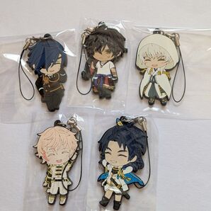 刀剣乱舞 ねんどろいどぷらす 特典 ラバーストラップ 燭台切 伽羅 鶴丸 太鼓鐘 物吉