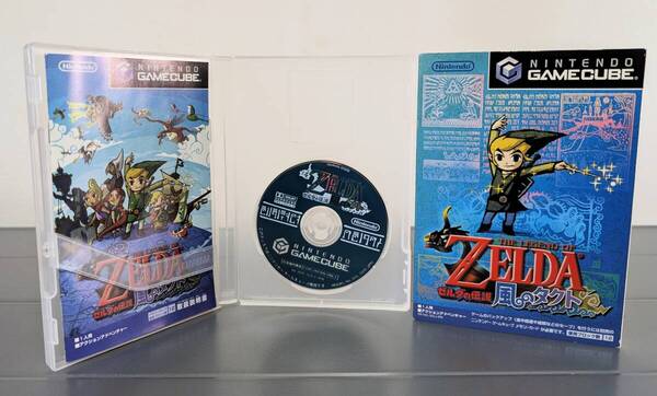 ゲームキューブ ゼルダの伝説 風のタクト GC ゲームソフト Nintendo スリーブ 説明書