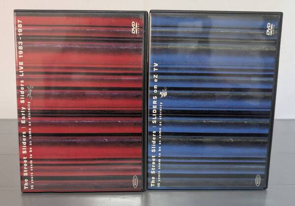 DVD 2点セット ストリート・スライダーズ SLIDERS on eZ TV + Early Sliders LIVE 1983-1987 The Street Sliders