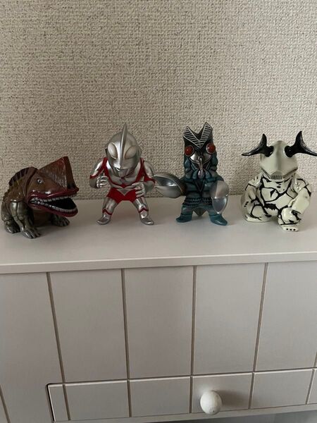 シカルナ工房 CUBE ウルトラマン 怪獣 ソフビフィギュア 4体セット