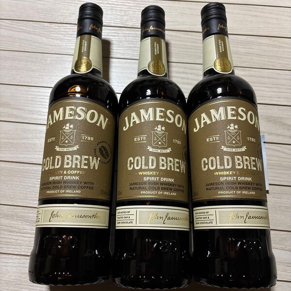 ウイスキー JAMESON ジェムソン コールドブリュー 3本セット