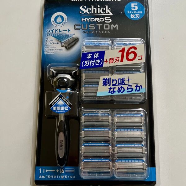 Schick ハイドロ5カスタム 本体+替刃16個
