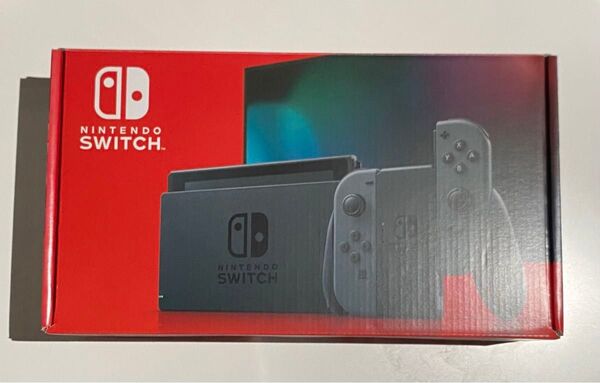 【美品】 Nintendo Switch 新型 バッテリー強化版 本体 グレー 動作確認/初期化済 ニンテンドー スイッチ