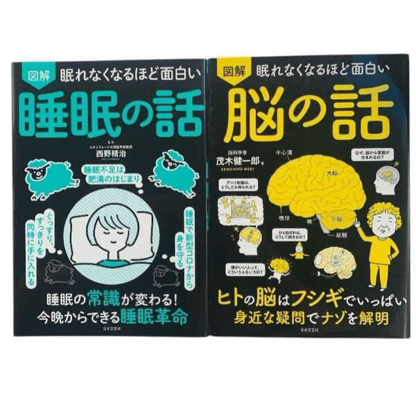 お客様ページ 図解 眠れなくなるほど面白い 睡眠の話 脳の話 ( + ほめ方・しかり方 モンテッソーリ 3冊 )