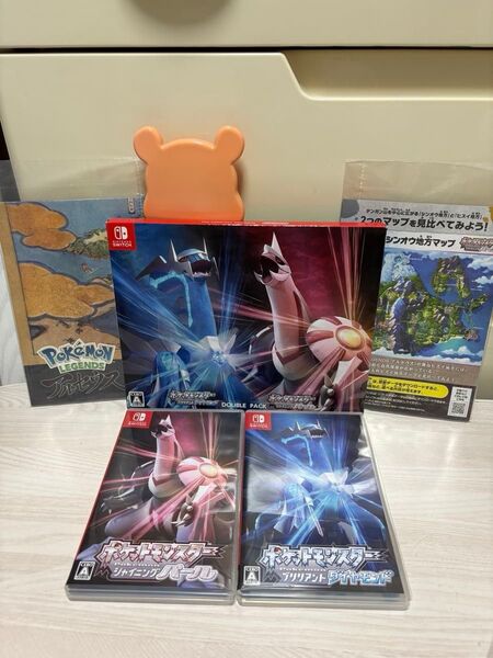 オマケ付き【Switch】 『ポケットモンスター ブリリアントダイヤモンドシャイニングパール』 ダブルパック