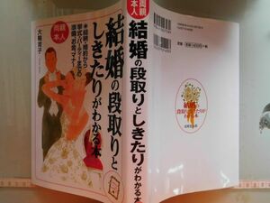 古本　AMZ.no. 98　　蔵書　会社資料 結婚の段取りとしきたりがわかる本　大輪育子　成美堂出版