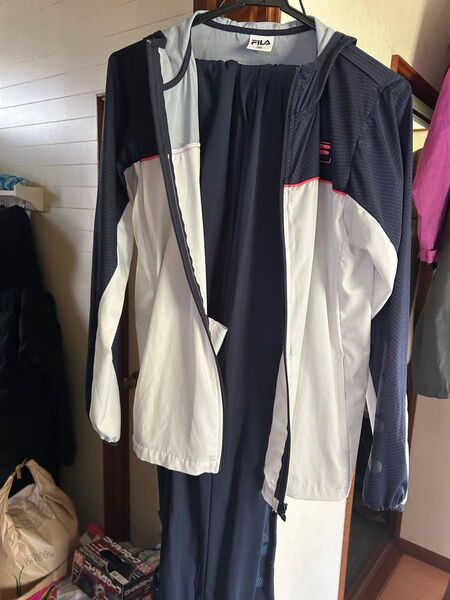 FILA ジャージ 上下セット ネイビー Mサイズ