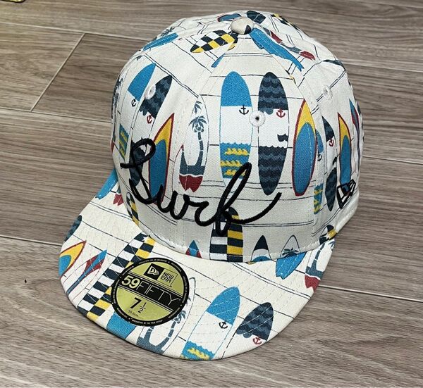 NEW ERA Surf柄 キャップ 7 1/2
