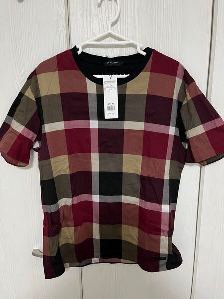 BLACK LABEL CRESTBRIDGE チェック柄Tシャツ Lサイズ