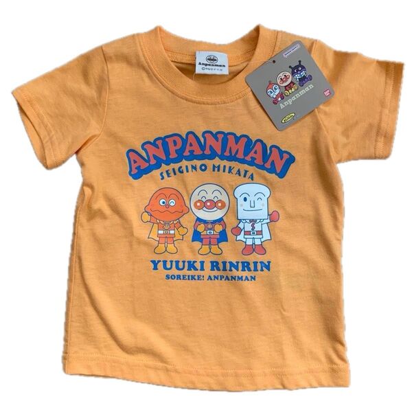 タグ付き アンパンマン 半袖Tシャツ 80 新品未使用 カレーパン しょくぱんまん