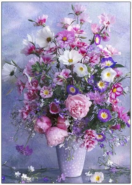 ダイヤモンドアート キット 花瓶ダイヤモンドの絵画 きれい DIY 手芸キット
