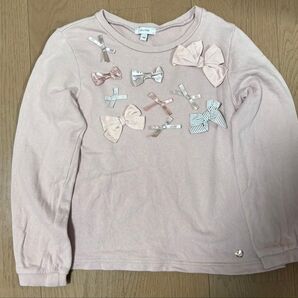トレーナー anyFAM リボン